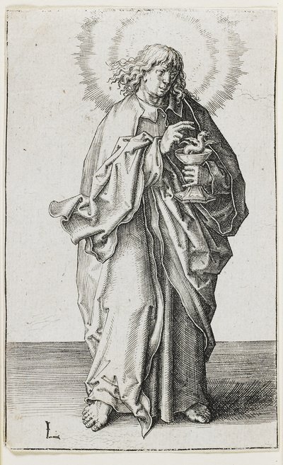 St. John, 1510 by Lucas van Leyden